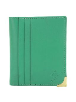 Aditi Wasan - Green Solid Card Holder