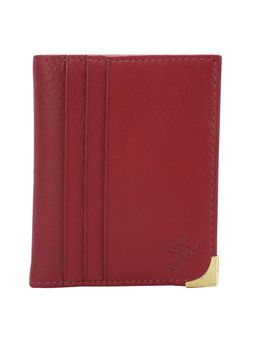 Aditi Wasan - Maroon Solid Card Holder