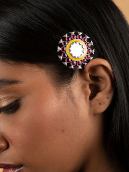 Shaya by CaratLane - Abla Bharat Style Sterling Silver Hair Clip