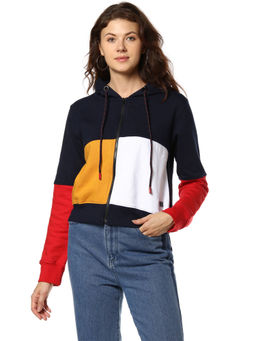 PINACOLADA - Multi-Color Stylish Hooded Casual Sweatshirt