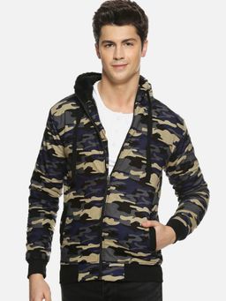 Campus Sutra - Brown Self Design Jacket