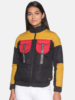 Campus Sutra - Women Black Color Jacket