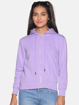Campus Sutra - Women Purple Color Sweatshirt