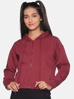 PINACOLADA - Women Maroon Color Sweatshirt