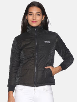 Campus Sutra - Women Black Color Jacket