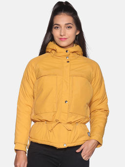 Campus Sutra - Women Yellow Color Jacket