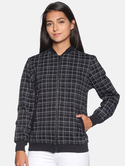 Campus Sutra - Women Black Color Jacket