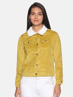 Campus Sutra - Women Yellow Color Jacket