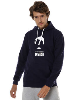 Campus Sutra - Men Printed Full Sleeve Stylish Casual Hooded Sweatshirts