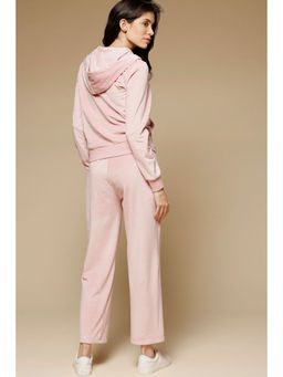 Gipsy - Pink Regular Length Long Sleeves Polycotton Hoodies Sweatshirt