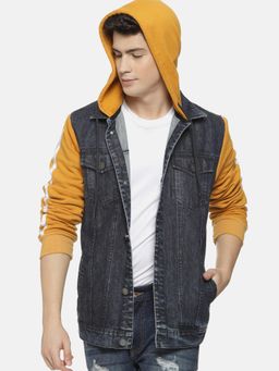 Campus Sutra - Black Solid Jacket