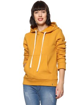 Campus Sutra - Mustard Solid Sweatshirt