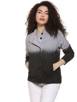 Campus Sutra - Grey Patterned Jacket