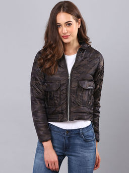 Campus Sutra - Women Brown Color Jacket