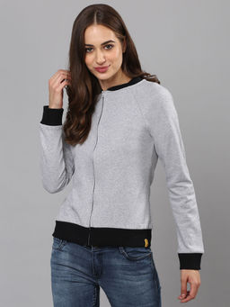 PINACOLADA - Women Grey Color Sweatshirt