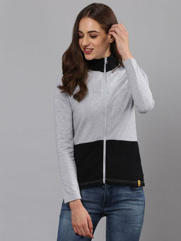 Campus Sutra - Women Grey Color Jacket