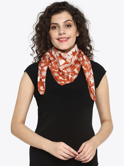 Aditi Wasan - Printed Neckerchief, Bandana, Square Polyester Scarf