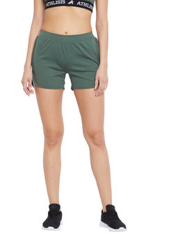 Athlisis - Women Fgreen Training Shorts - Green