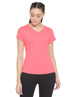 Athlisis - Coral Short-Sleeve Light Weight Quick Dry Running Fitness Sports T-Shirts