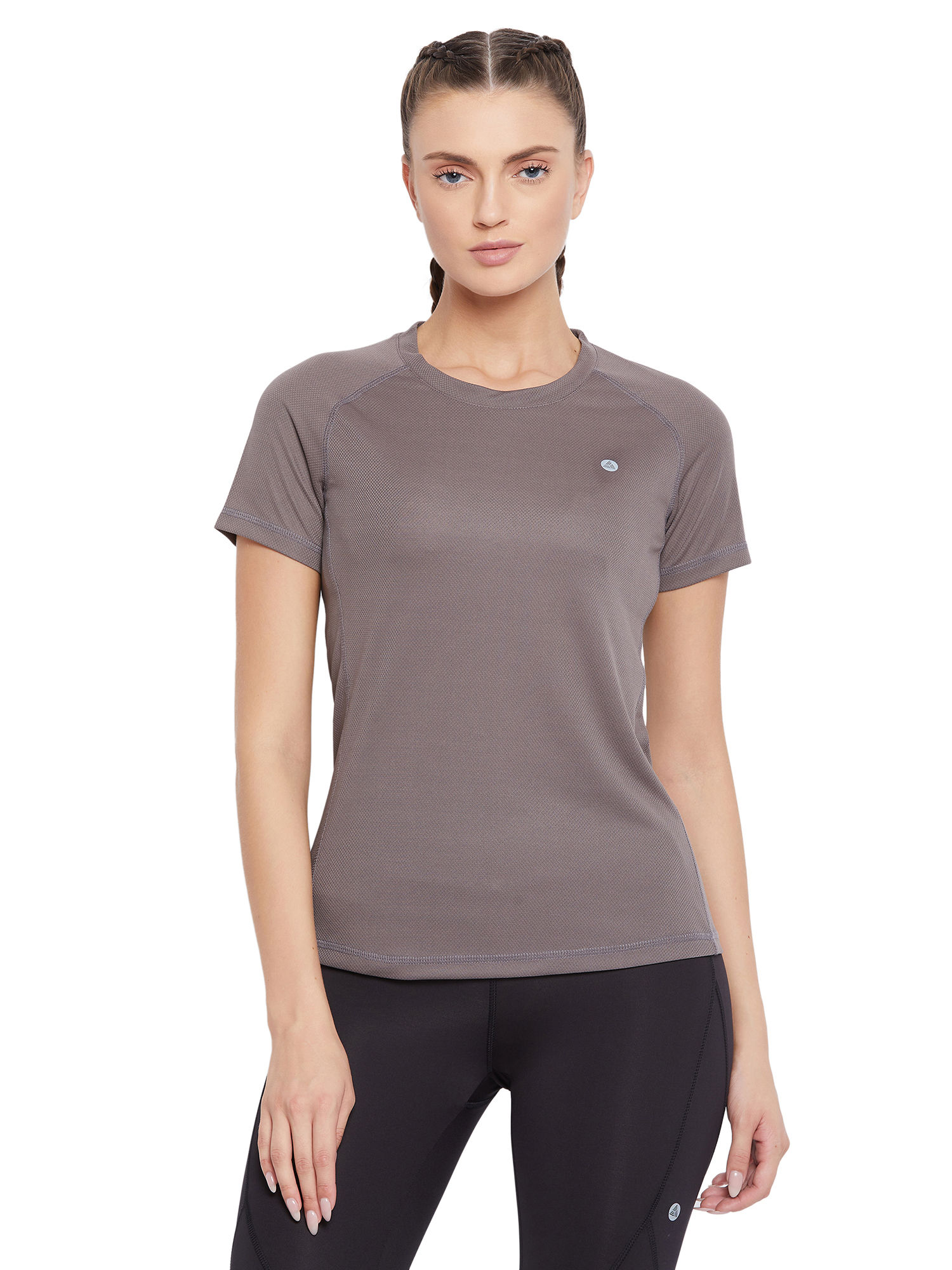 athlisis Women Short-Sleeve Lightweight Quick Dry Running fitness sports T-Shirts - Grey-picture-32