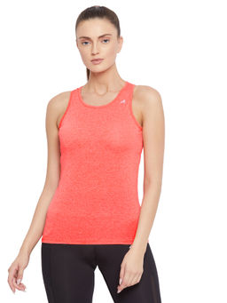 Athlisis - Women Sleeveless Lightweight Quick Dry Running fitness sports Tank Top - Orange