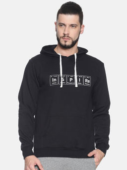 Campus Sutra - Black Printed Sweatshirt