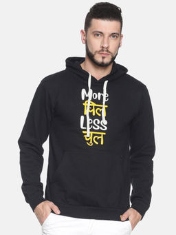 Campus Sutra - Black Printed Sweatshirt