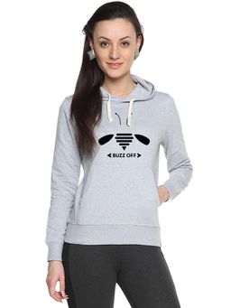 Campus Sutra - Grey Printed Sweatshirt