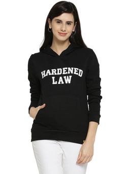 Campus Sutra - Black Printed Sweatshirt