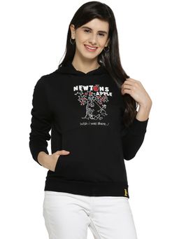 Campus Sutra - Black Printed Sweatshirt
