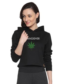 Campus Sutra - Black Printed Sweatshirt