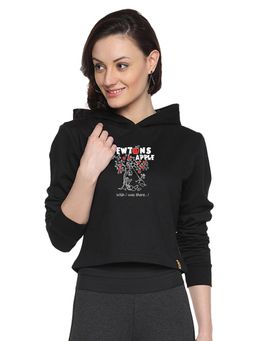 Campus Sutra - Black Printed Sweatshirt
