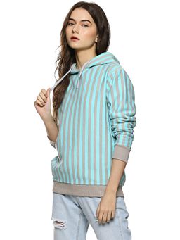 PINACOLADA - Blue Stripes Hoodie