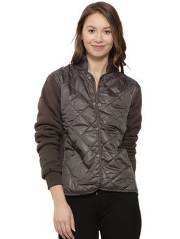 Campus Sutra - Grey Solid Jacket