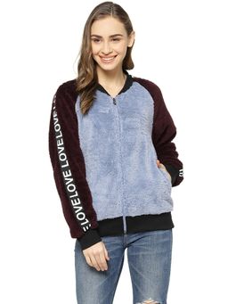 Campus Sutra - Blue Solid Jacket