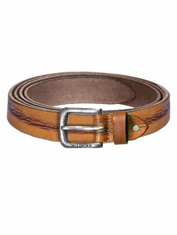 WILDHORN - Classic Leather Tan Belt for Men