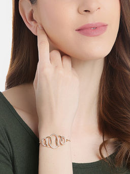 Blueberry - Gold Mixed Metal Bracelet