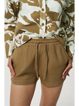 TERRA LUNA - Drai Khadi Safari Brown Shorts