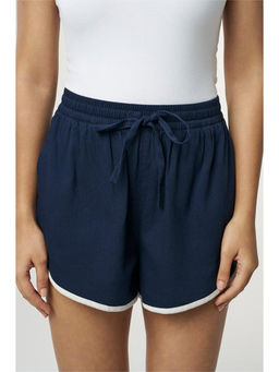 TERRA LUNA - Chrissy Khadi Navy Blue Shorts