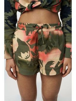 TERRA LUNA - Drai Khadi Safari Green Shorts