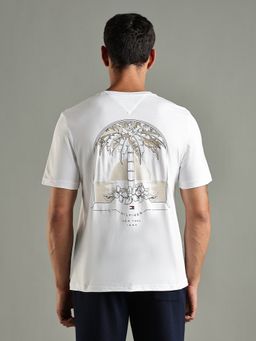 Tommy Hilfiger - Graphic Regular Fit Cotton White T-Shirt