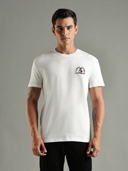Tommy Hilfiger - Solid Regular Fit Cotton White T-Shirt