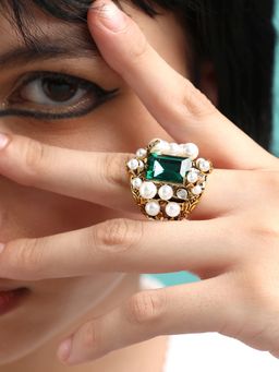 Sohi - Gold-Plated Finger Ring