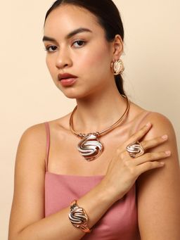 Sohi - Gold Plated Designer Jewellery Set