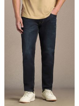 Louis Philippe - Men Navy Light Smart Fit Jeans