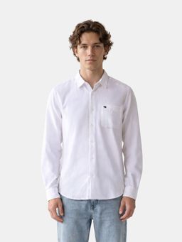 The Bear House - Men Casual Shirt White