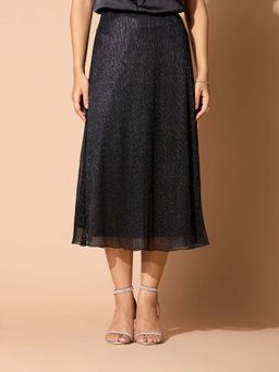 SALT Attire - Black Embellished Regular Skirt