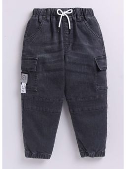 Toonyport - Grey Solid Regular Jeans