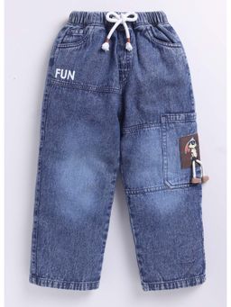 Toonyport - Blue Solid Regular Jeans