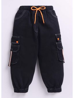 Toonyport - Black Solid Regular Jeans